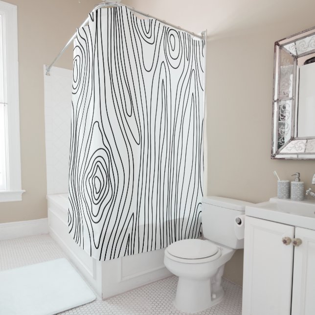 Rideaux De Douche Custom Photo Shower Curtain (En situation)