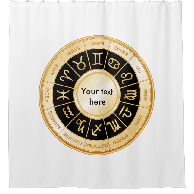 Rideaux De Douche Customisez votre horoscope (Devant)