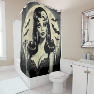 Rideaux De Douche Cute Goth Girl