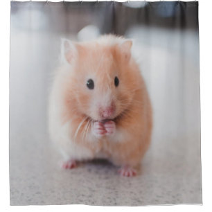 Rideaux De Douche Cute Hamster Love Animals