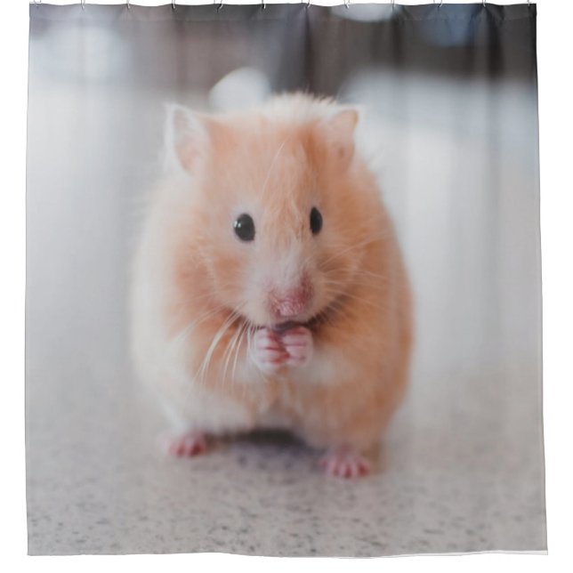 Rideaux De Douche Cute Hamster Love Animals (Devant)