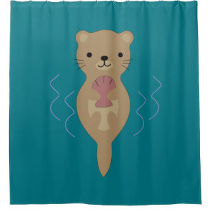 Rideaux De Douche Cute Otter