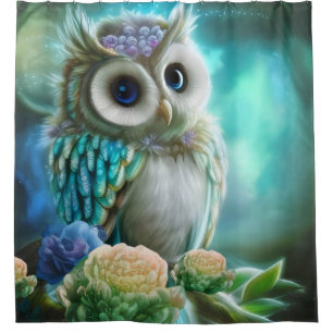 Rideaux De Douche Cutie Owl
