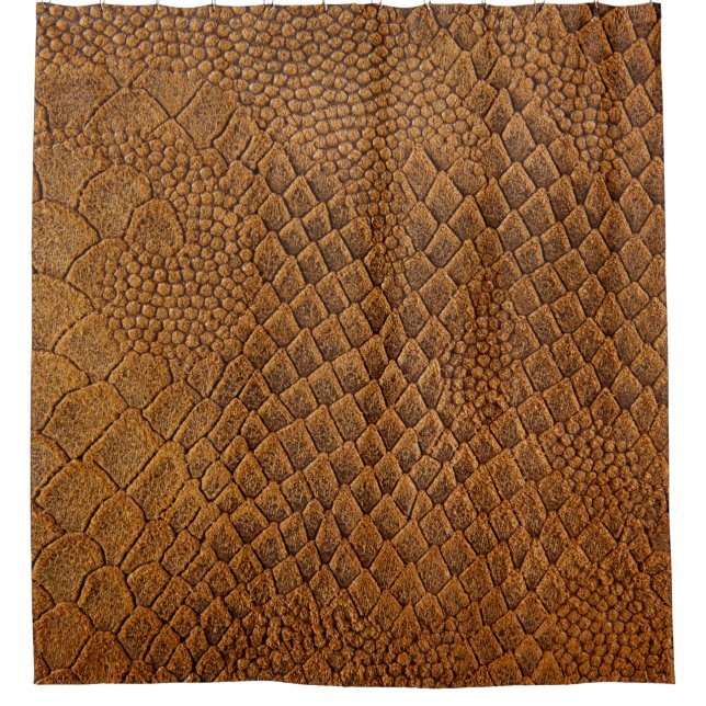 Rideaux De Douche daim avec beau motif, serpent, texture, (Devant)