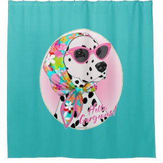 Rideaux De Douche Dalmatien Bonjour Magnifique !