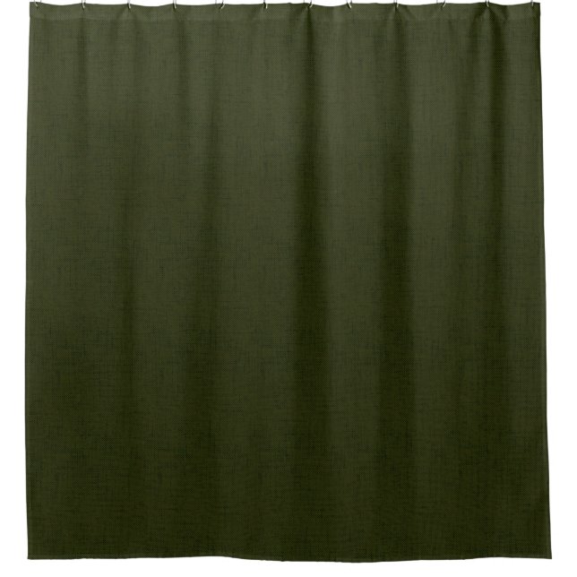 Rideaux De Douche Dark olive textured (Devant)