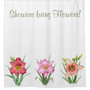 Rideaux De Douche Daylily Garden