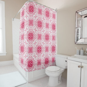 Rideaux De Douche Décor en dentelle sans charme motif élégant