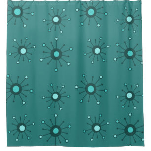 Rideaux De Douche Démarrage atomique Turquoise