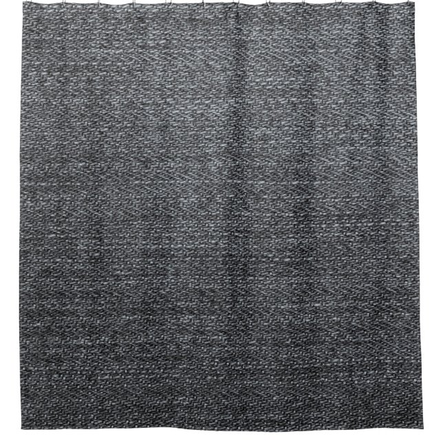 Rideaux De Douche Denim fabric texture blue trouser (Devant)