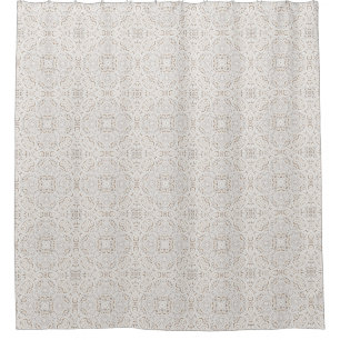 Rideaux De Douche dentelle de papier vintage