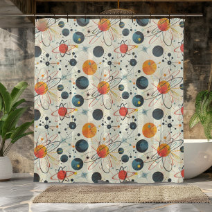Rideaux De Douche Design d'art atomique