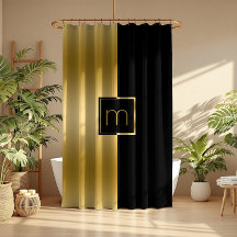 Design géométrique noir et or élégant