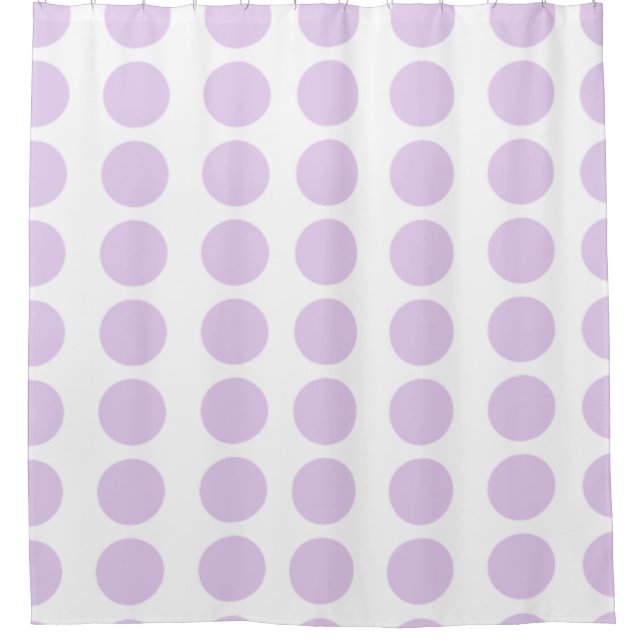 Rideaux De Douche Design Pois de lavande (Devant)