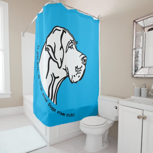 Rideaux De Douche Dessin de relevé de données (En situation)