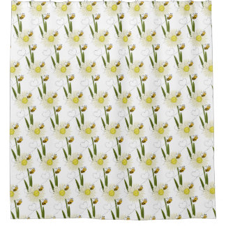 Rideaux De Douche Deux petites abeilles mignonnes