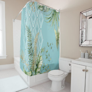 Rideaux De Douche Diamants tropicaux