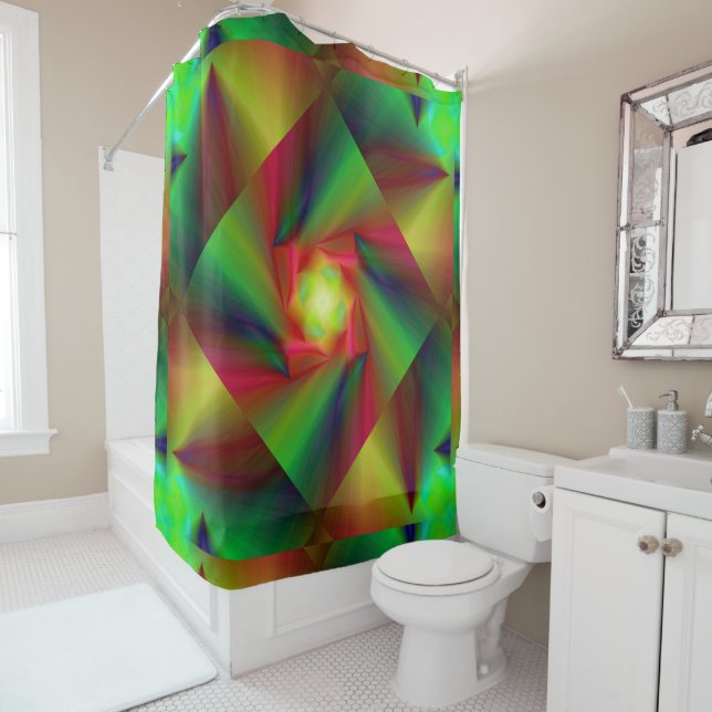 Rideaux De Douche Diamond Spears 6 (En situation)