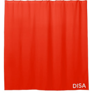 Rideaux De Douche Disa Red color