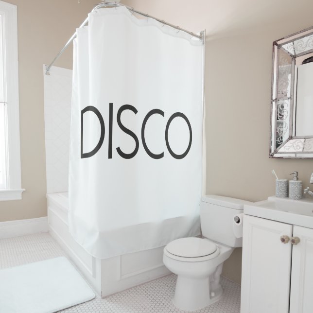 Rideaux De Douche DISCO Dancing (En situation)