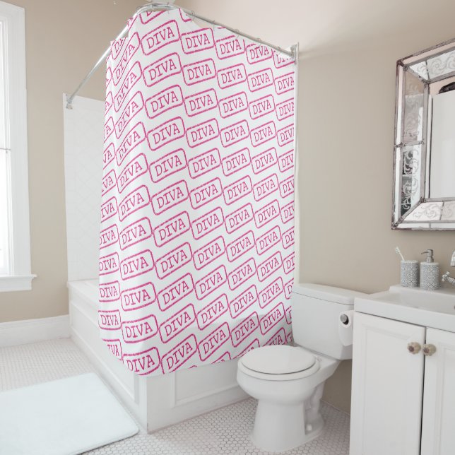 Rideaux De Douche "Diva" (En situation)