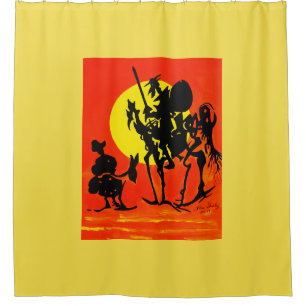 RIDEAUX DE DOUCHE DON DON QUICHOTTE