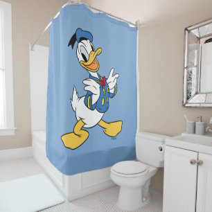 Rideaux De Douche Donald Duck   Pose Fière