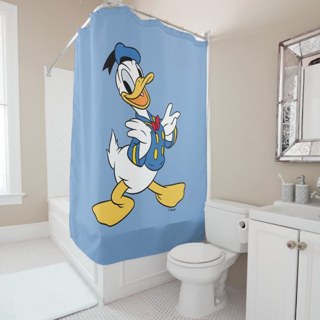 Rideaux De Douche Donald Duck | Pose Fière (En situation)