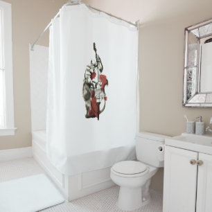 Rideaux De Douche Double bassiste