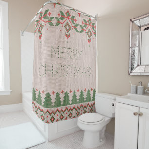 Rideaux De Douche Douleur de Noël moche