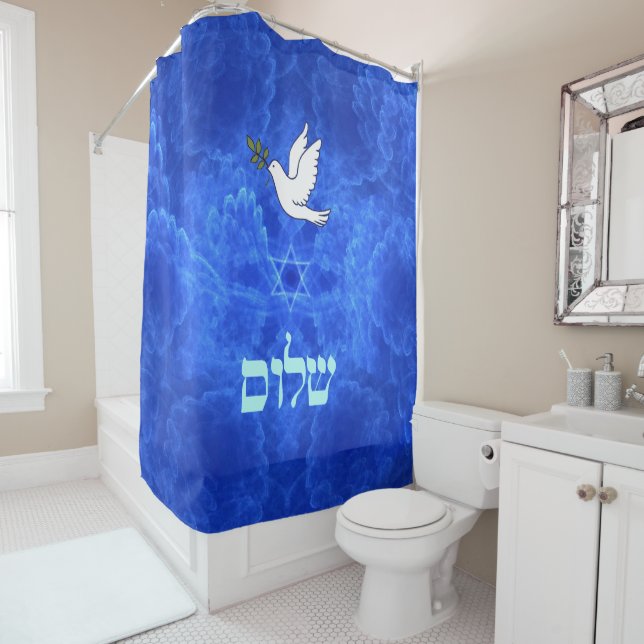 Rideaux De Douche Dove (En situation)