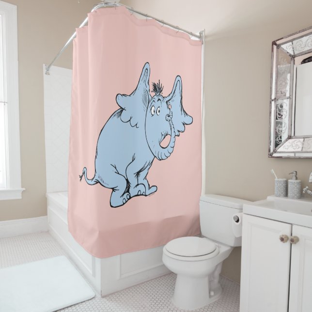 Rideaux De Douche Dr Seuss | Horton côté (En situation)