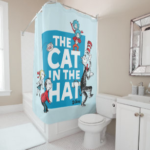 Rideaux De Douche Dr. Seuss Logo du Chat dans le Chapeau - Personn
