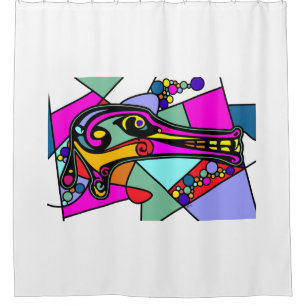 Rideaux De Douche Dragon Duck Pop Art + votre backgr. & idées