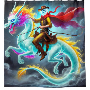 Rideaux De Douche Dragon Ghost Rider
