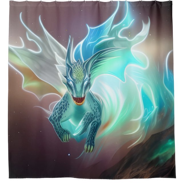 Rideaux De Douche Dragon Shower Curtain (Devant)