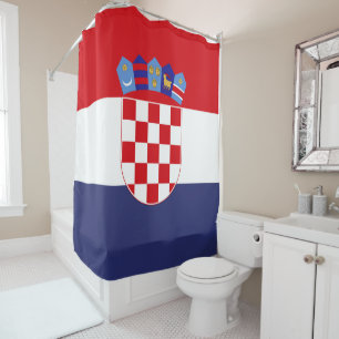 Rideaux De Douche Drapeau de Croatie