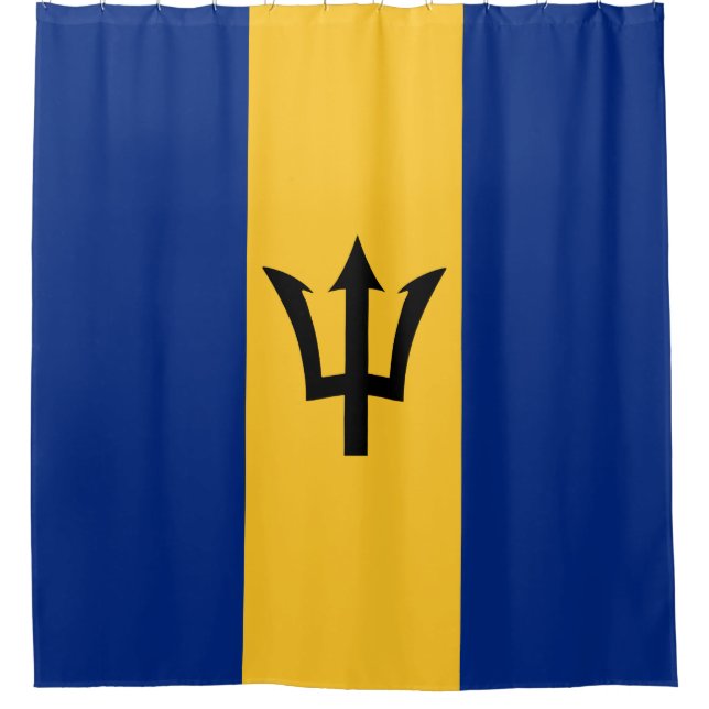 Rideaux De Douche Drapeau de la Barbade (Bajan) (Devant)
