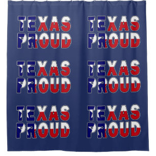 Rideaux De Douche Drapeau de la fierté du Texas