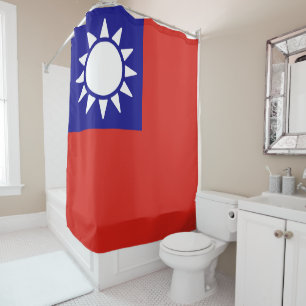 Rideaux De Douche Drapeau de la République de Chine