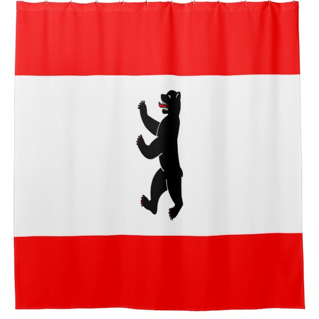Rideaux De Douche Drapeau d'ours allemand (Devant)