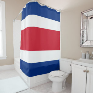 Rideaux De Douche Drapeau du Costa Rica