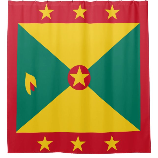 Rideaux De Douche Drapeau du Grenada (Devant)