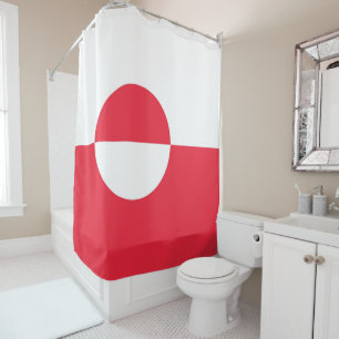Rideaux De Douche Drapeau du Groenland