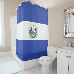 Rideaux De Douche Drapeau El Salvador