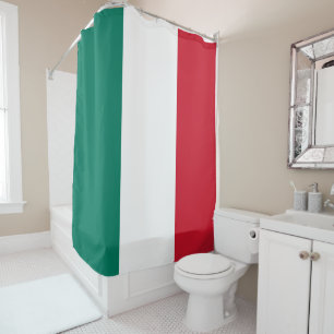 Rideaux De Douche Drapeau italien Italia Il Tricolore