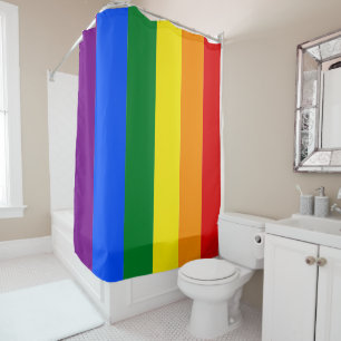 Rideaux De Douche Drapeau Lgbt Gay pride Arc en ciel
