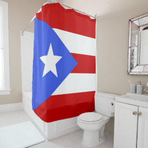 Rideaux De Douche Drapeau Porto Rico