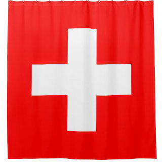 Rideaux De Douche Drapeau Suisse
