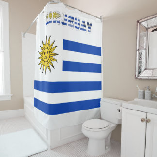 Rideaux De Douche Drapeau uruguayen